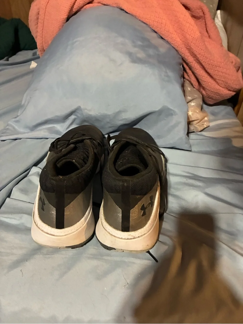 Under Armour Black and Silver Micro G Training Sneakers